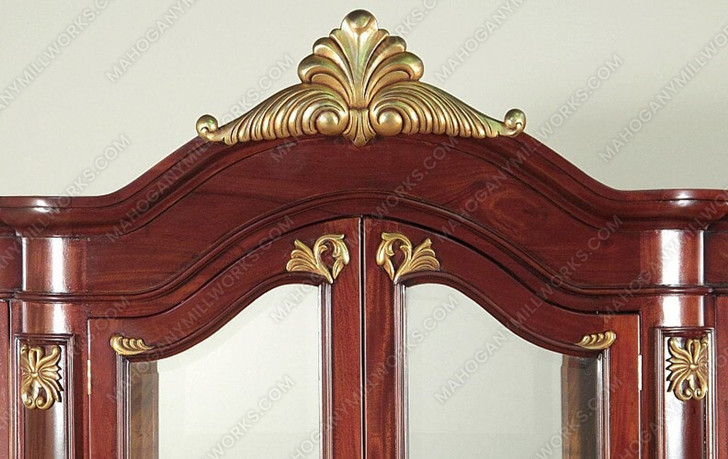Two Tone Cherry/Walnut China Cabinet