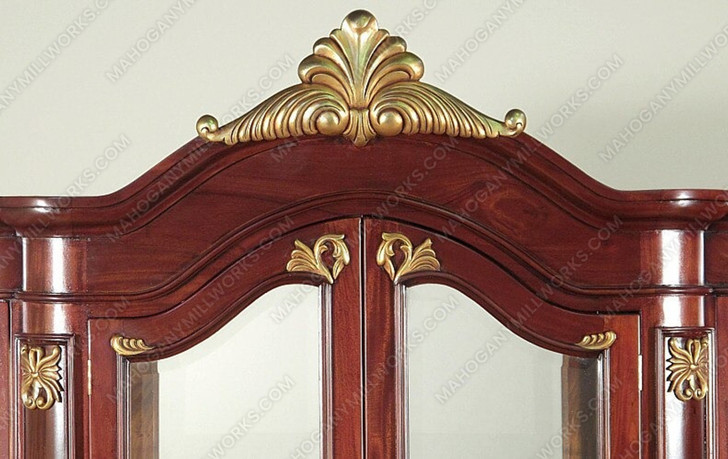 Two Tone Cherry/Walnut China Cabinet