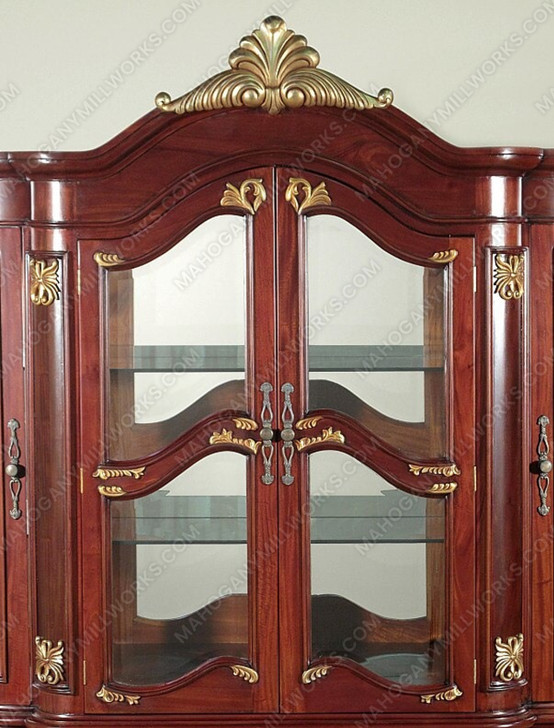 Two Tone Cherry/Walnut China Cabinet