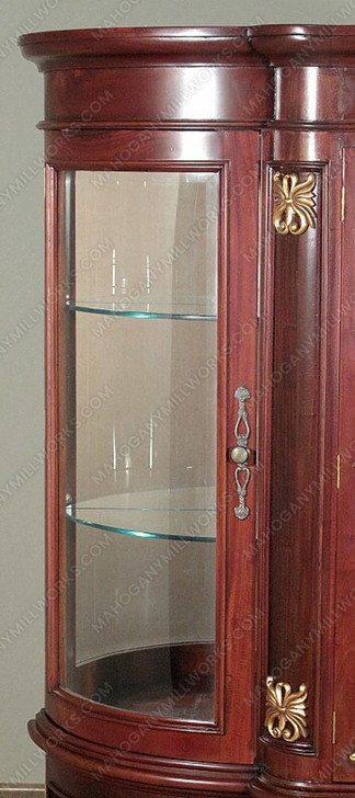 Two Tone Cherry/Walnut China Cabinet