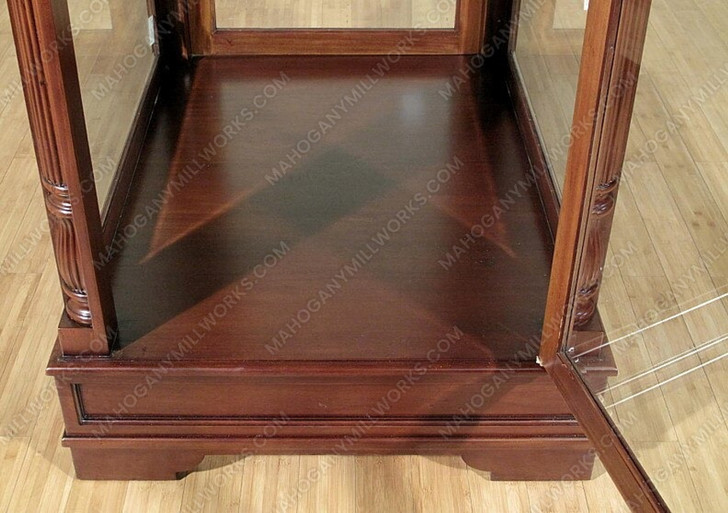 Mahogany Glass Display Cabinet