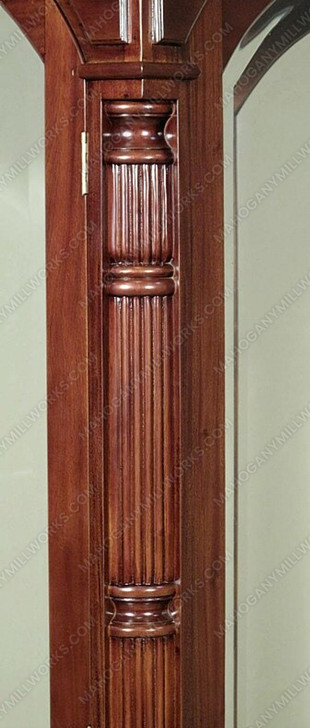 Mahogany Glass Display Cabinet