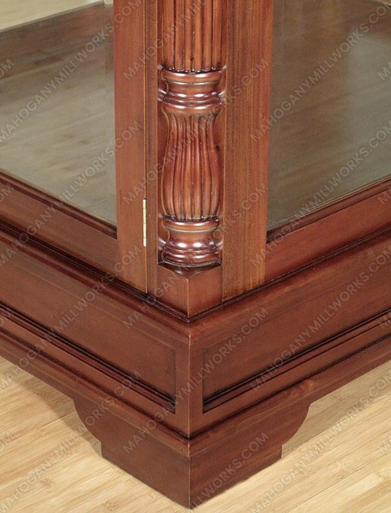 Mahogany Glass Display Cabinet