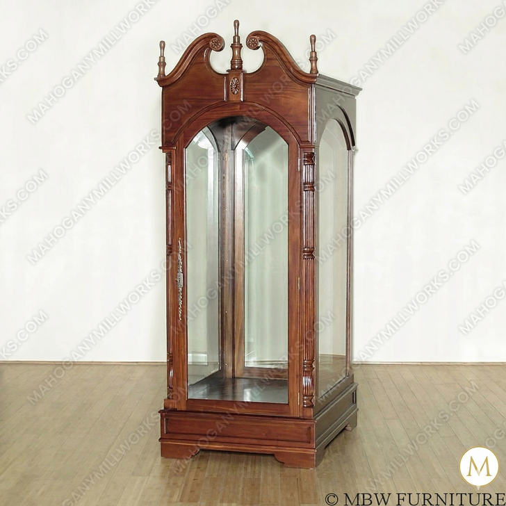 Mahogany Glass Display Cabinet