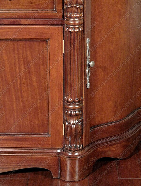 Mahogany China Cabinet Curio Display Cabinet