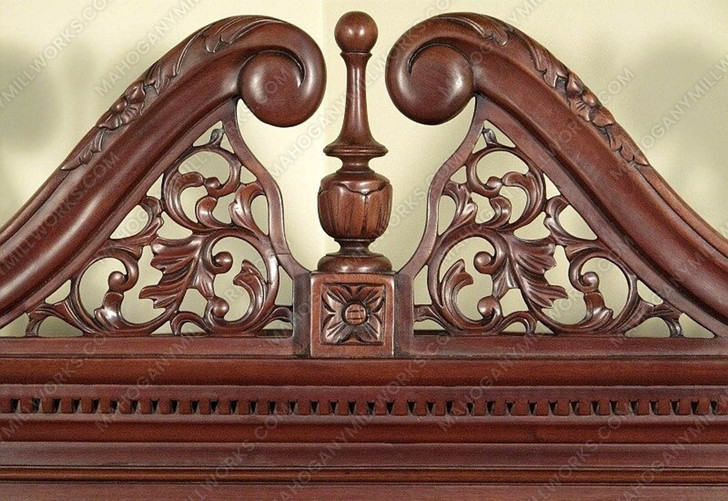Mahogany Chippendale Corner Cabinet