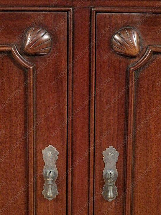 Mahogany Chippendale Corner Cabinet