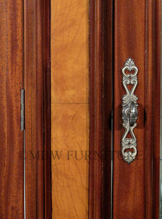 6.5ft Mahogany Two Tone China Cabinet