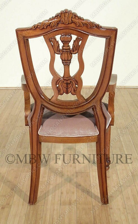 Golden Oak Hepplewhite Dining Arm Chair