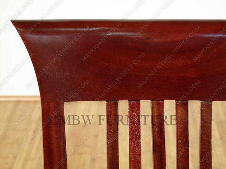 Pair of 2 Tea Brown Regency Dining Side Chairs (2)