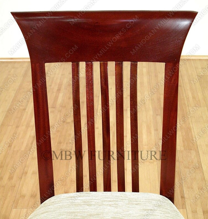 Pair of 2 Tea Brown Regency Dining Side Chairs (2)