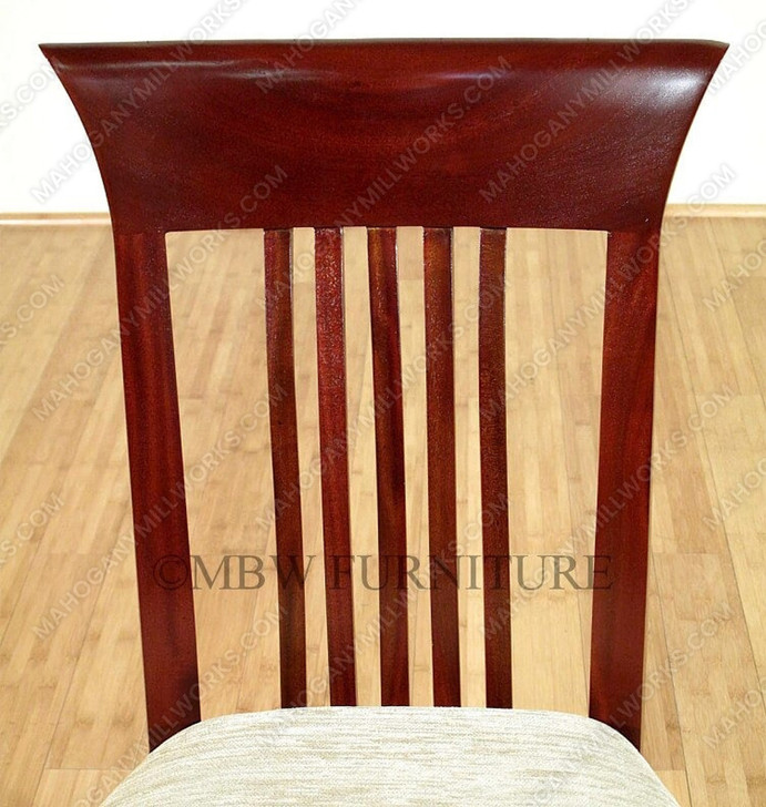 Pair of 2 Tea Brown Regency Dining Side Chairs (2)