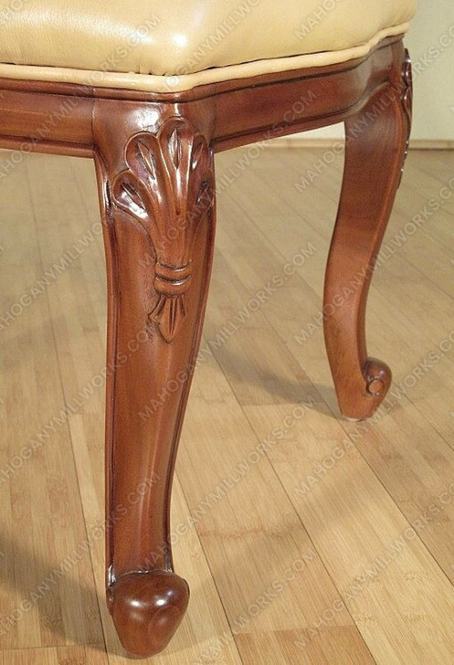 Mahogany Hepplewhite Leather Side Chairs (Pair 2)