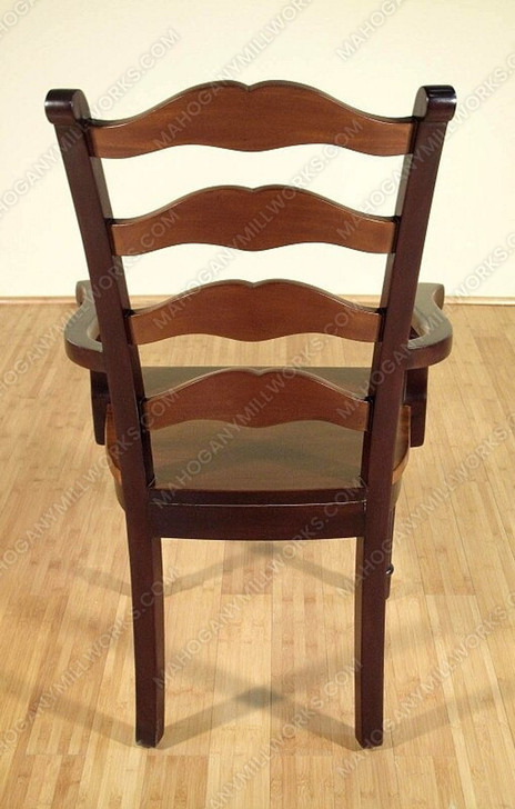 Two-Tone Ladder Back Dining Chairs Set (8)