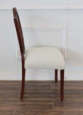Mahogany Hepplewhite Shield Back Side Chair