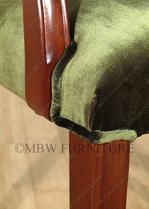 Mahogany Green Regency Dining Arm Chair