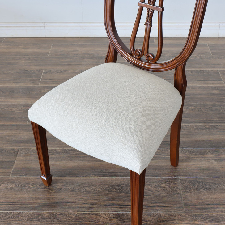 Walnut Hepplewhite Shield Back Arm Chair