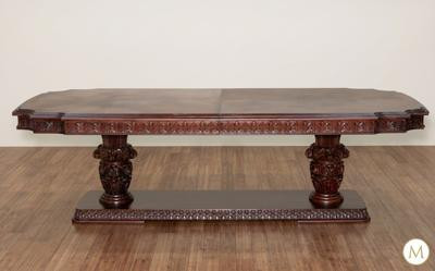 15pc French Marquetry Inlay Dining Set