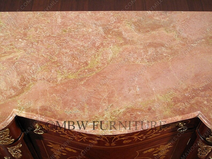 Marquetry Inlay Sideboard Cabinet