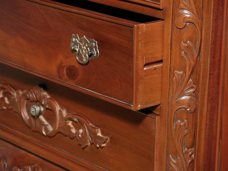 8ft Mahogany Chippendale Sideboard