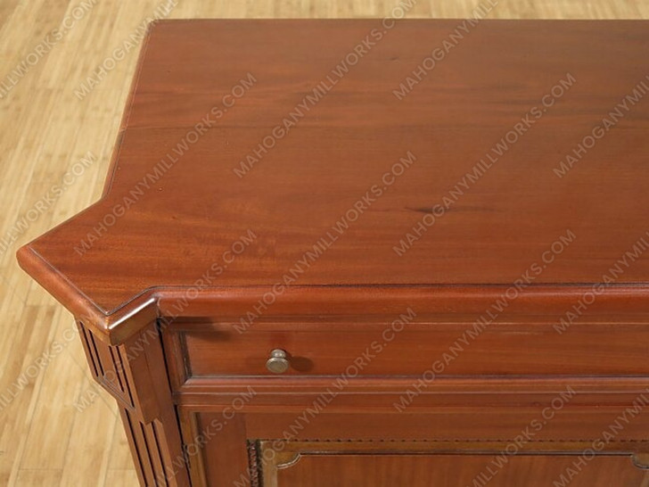 5.5ft Light Mahogany 2 Door Buffet Sideboard Server w/ Drawers