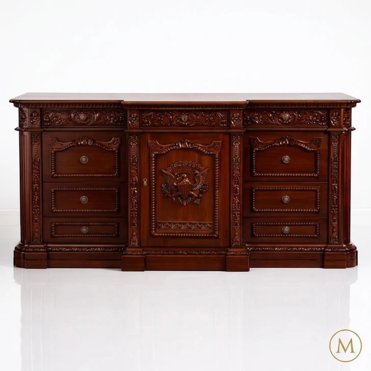 6ft Mahogany Presidential Resolute Credenza