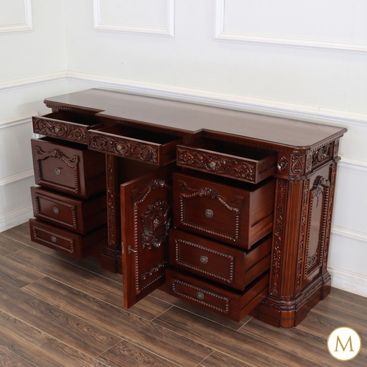 6ft Mahogany Presidential Resolute Credenza