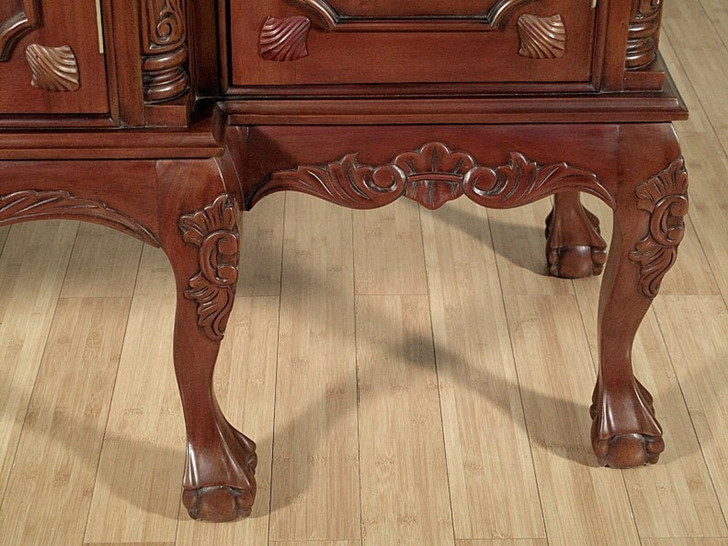 6ft Mahogany Chippendale Sideboard