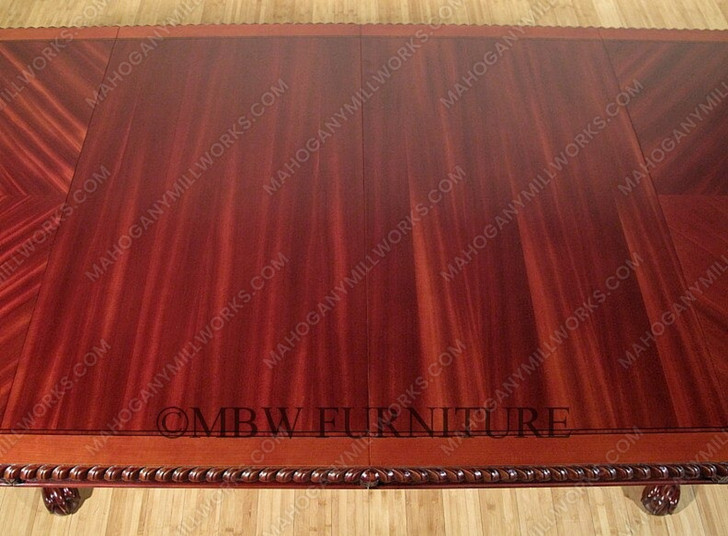 10ft Chippendale Double Pedestal Dining Table