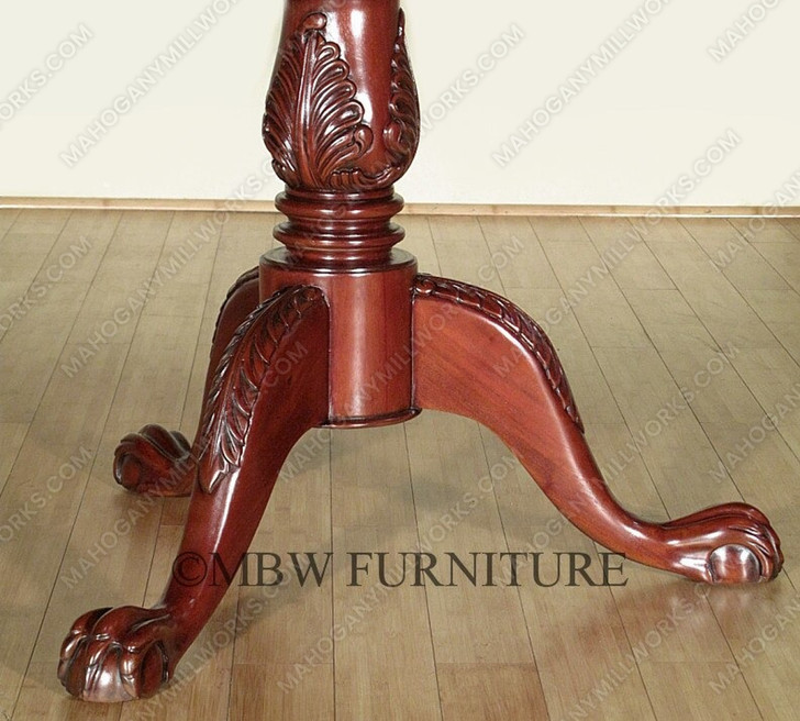 10ft Chippendale Double Pedestal Dining Table