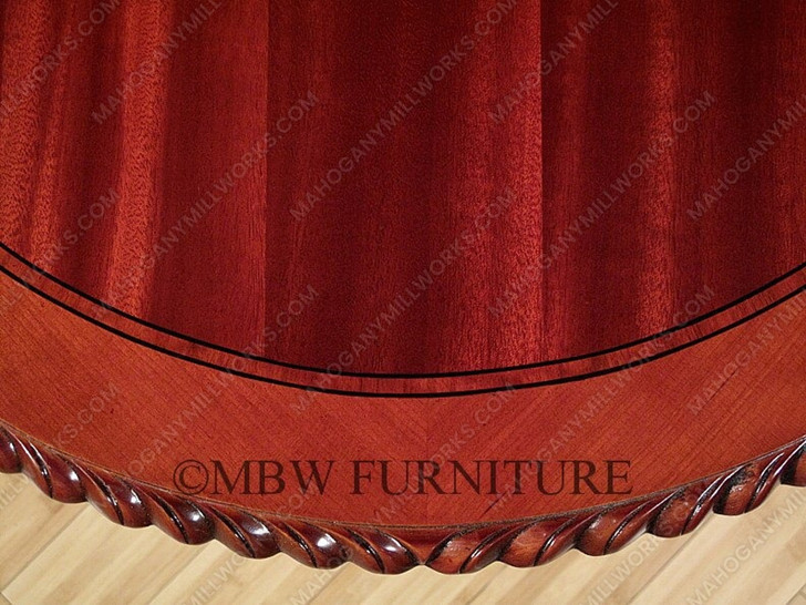 10ft Chippendale Double Pedestal Dining Table