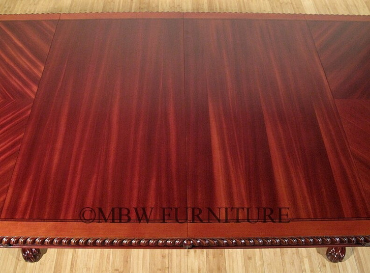 10ft Chippendale Double Pedestal Dining Table