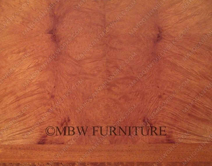 85" Round Inlaid Pedestal Dining or Conference Table