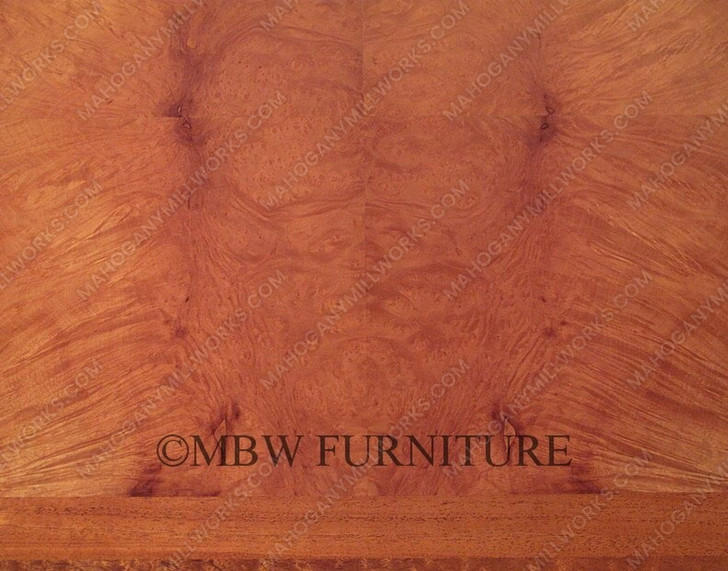 85" Round Inlaid Pedestal Dining or Conference Table