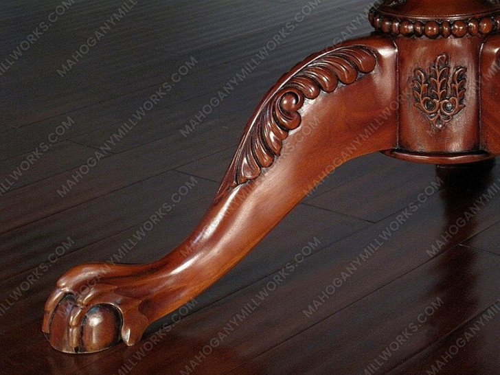 10ft Chippendale Double Pedestal Dining or Conference Table