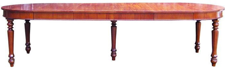 10.5ft Solid Mahogany Banquet Dining or Conference Table