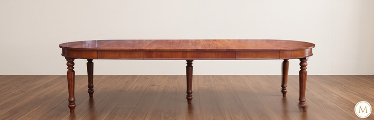 10.5ft Mahogany Banquet Dining Table