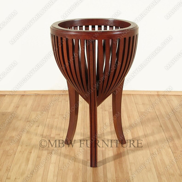 Pair of 2 Solid Mahogany Pot Holder Plant Stand / Wine Cooler