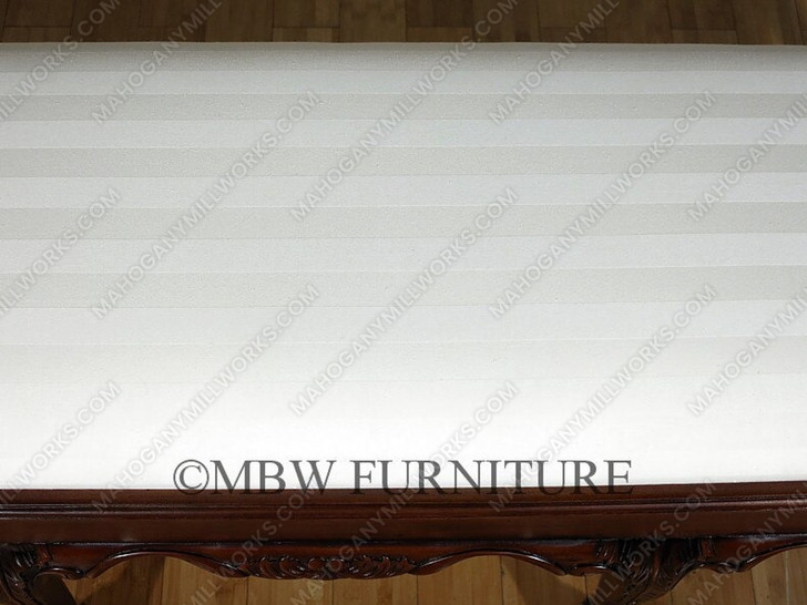 Mahogany Bedroom Ottoman Bench Chippendale 3-Seat Stool