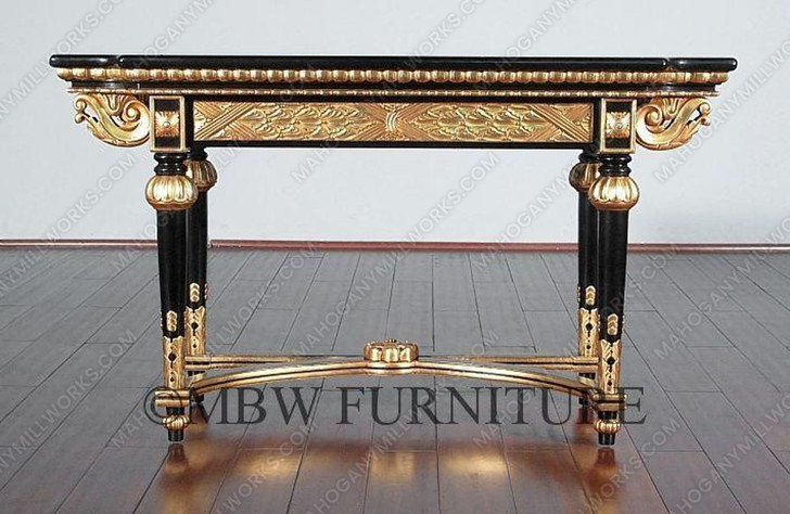 Black & Gold Console Wall Table