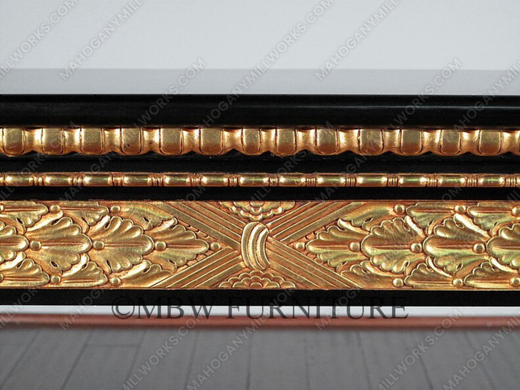 Black & Gold Console Wall Table