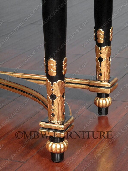 Black & Gold Console Wall Table