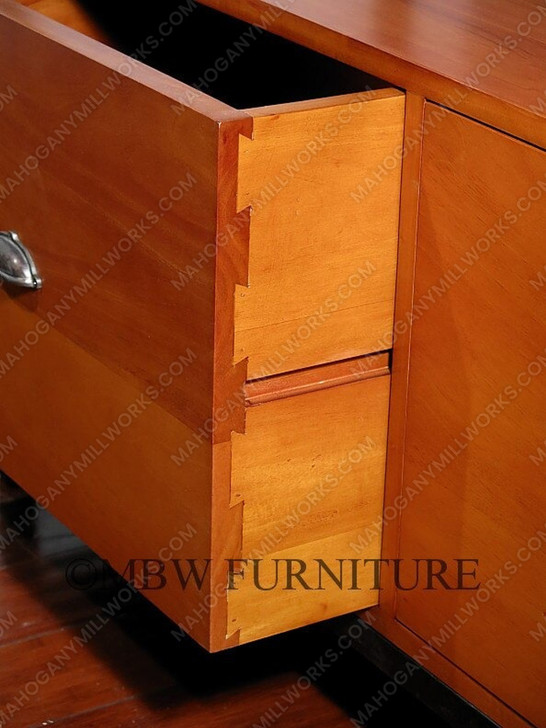 Two-tone  Black Metal TV Media Entertainment Center