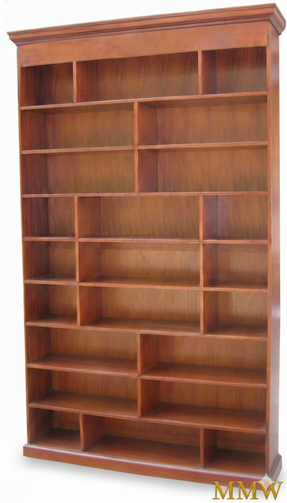 Mahogany Open Display Bookcase