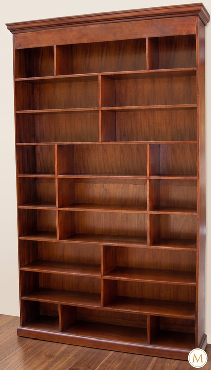 Mahogany Open Display Bookcase