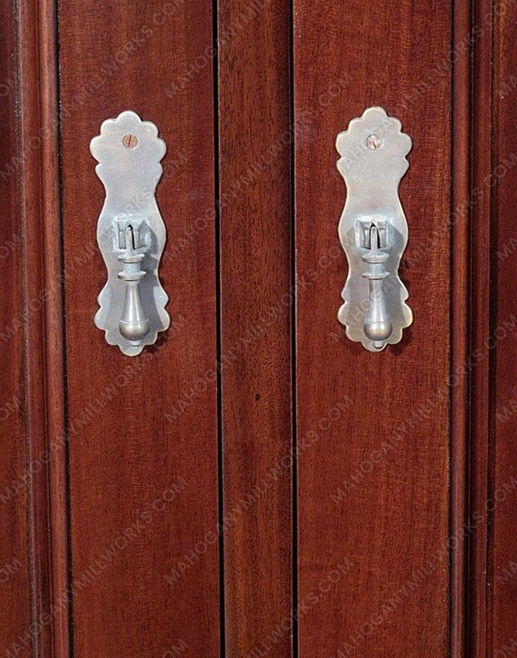 6.5ft Mahogany TV Entertainment Media Cabinet