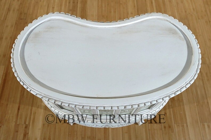 Victorian Distressed White Dumbwaiter