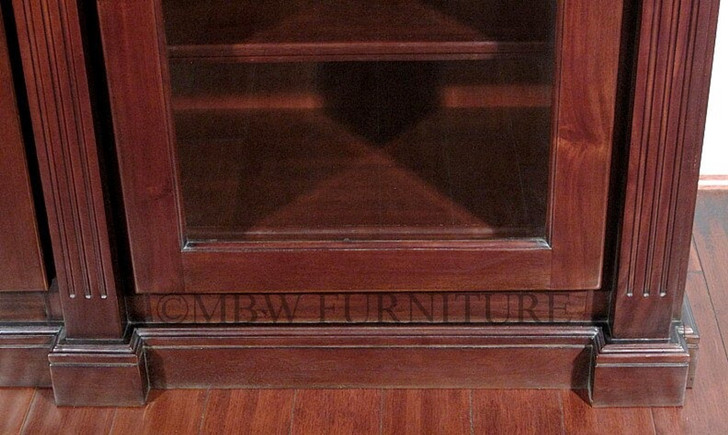 11ft Custom Mahogany Sectional Bookcase