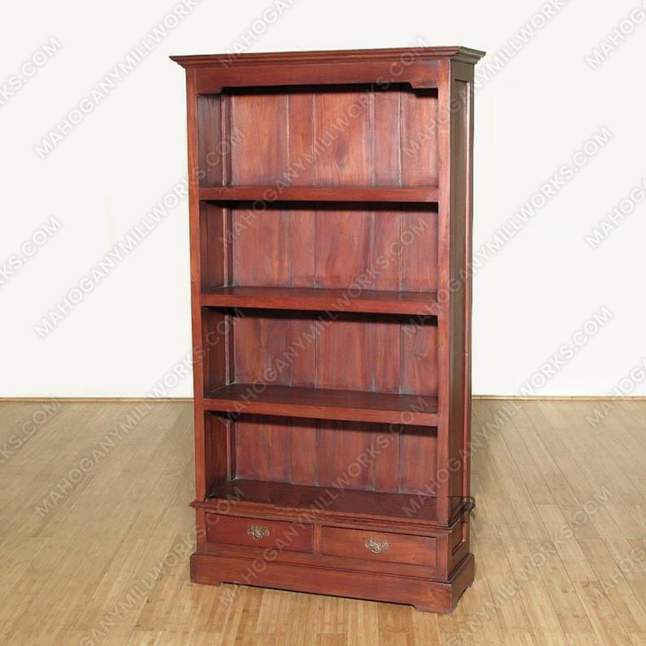 Distressed Open Bookcase