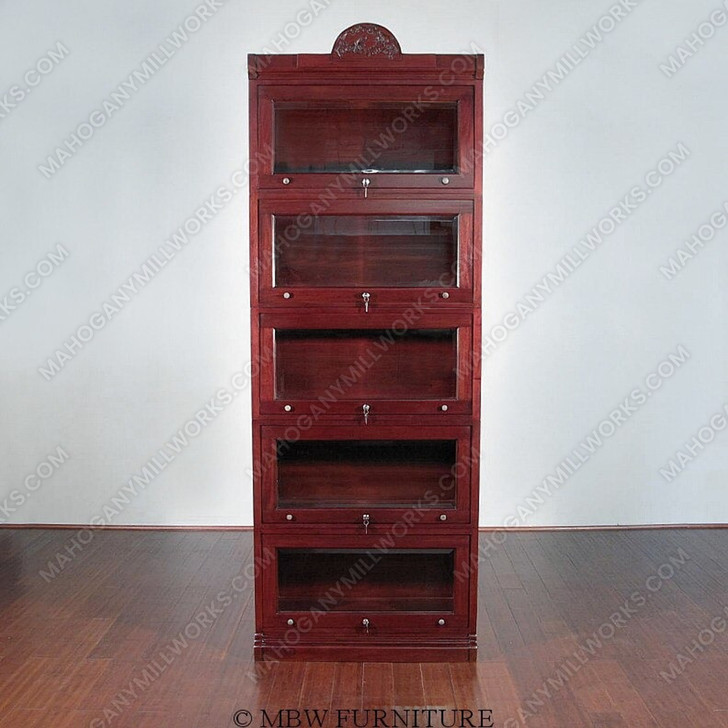 Cherry Stacking Barrister Lawyers Bookcase